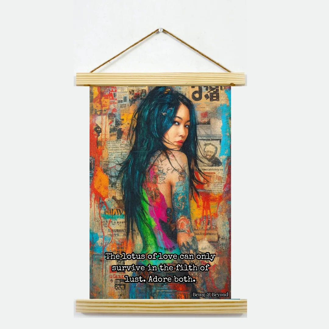 Being & Beyond Poster | Material: Canvas with frame | Size (in inches): Width 12 Height 18 | Code: POS-022
