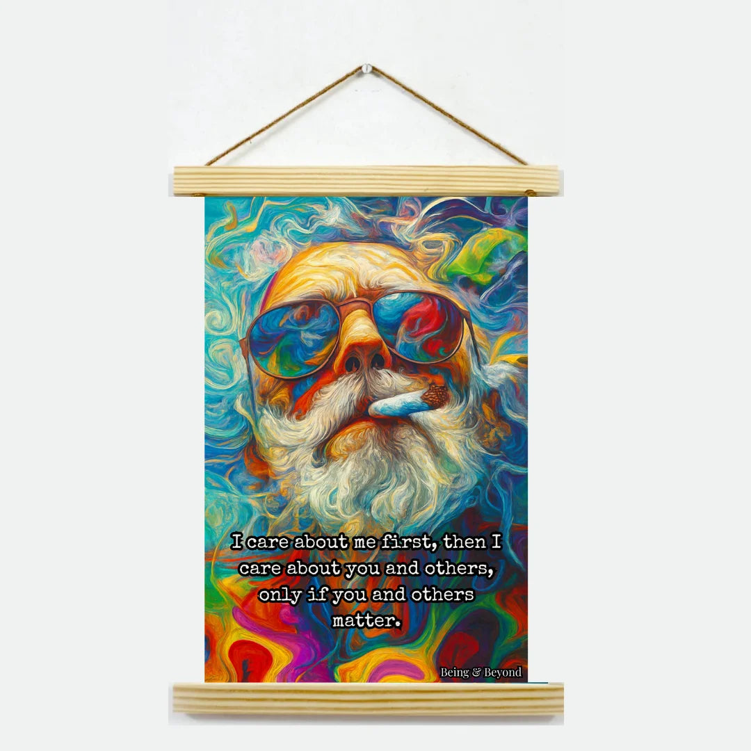Being & Beyond Poster | Material: Canvas with frame | Size (in inches): Width 12 Height 18 | Code: POS-027