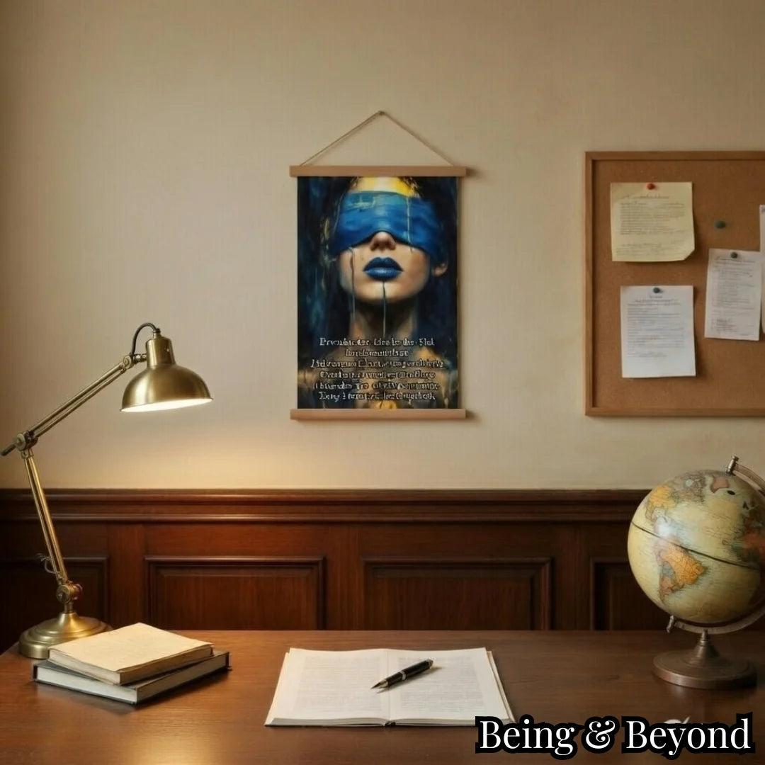 Being & Beyond Poster | Material: Canvas with frame | Size (in inches): Width 12 Height 18 | Code: POS-002
