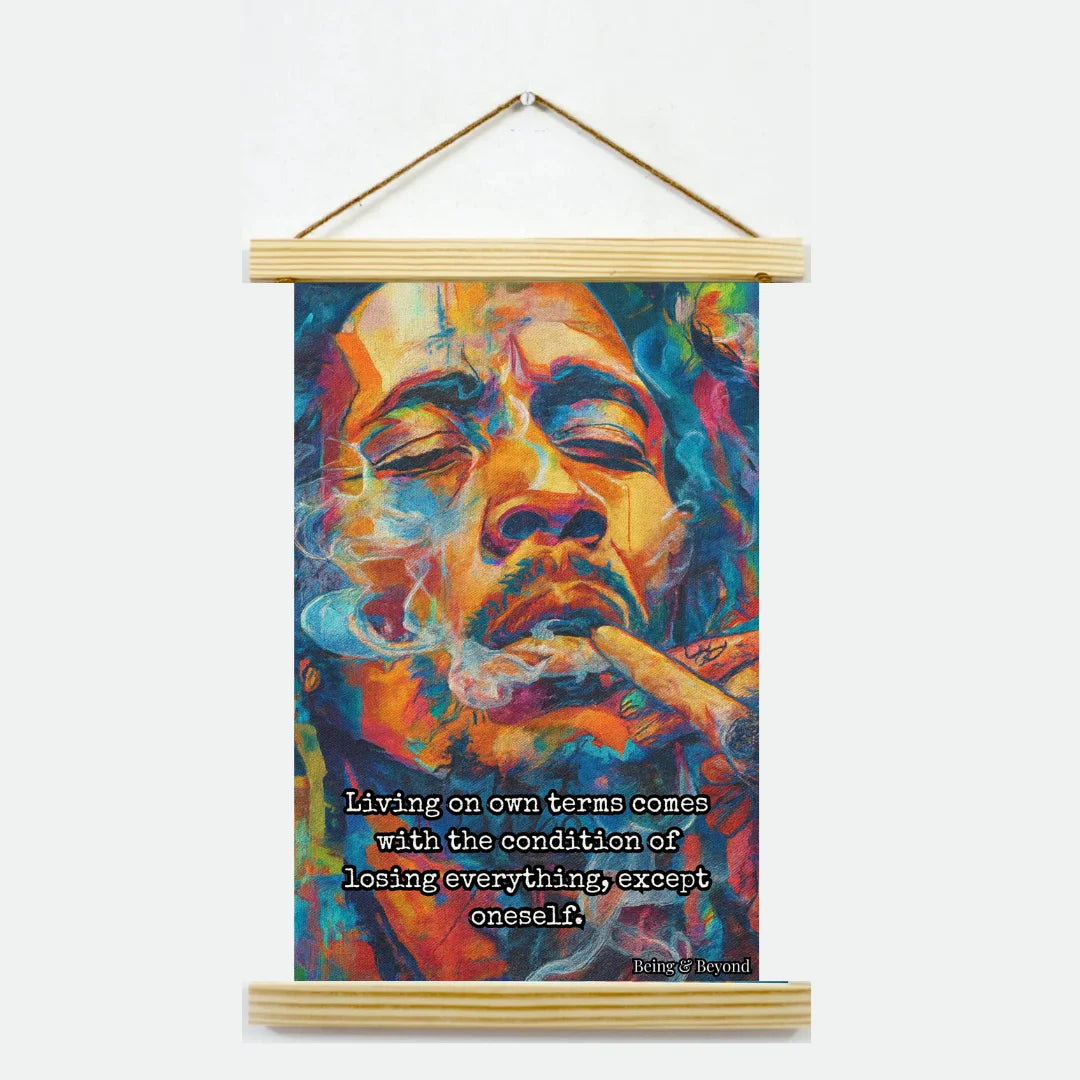 Being & Beyond Poster | Material: Canvas with frame | Size (in inches): Width 12 Height 18 | Code: POS-042
