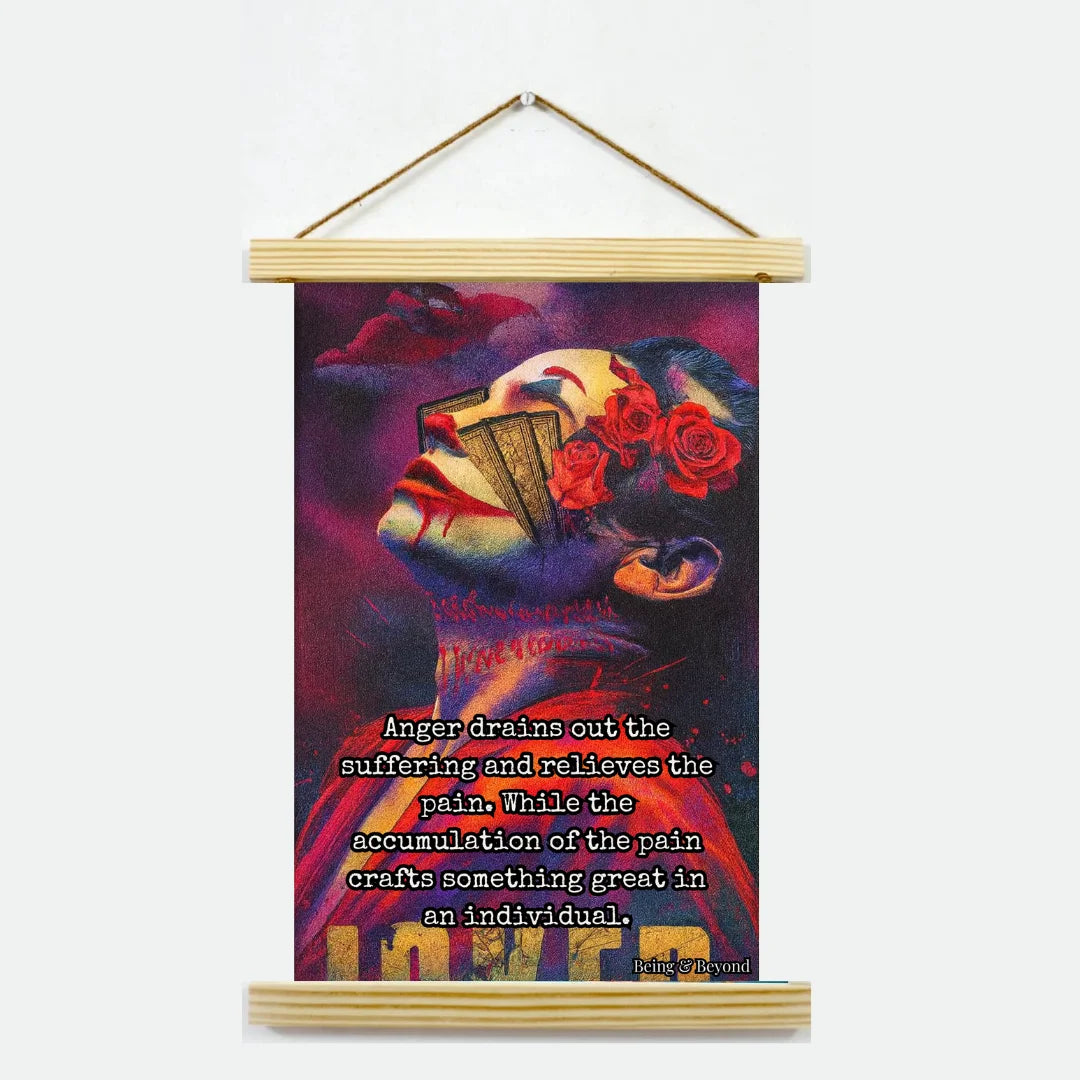 Being & Beyond Poster | Material: Canvas with frame | Size (in inches): Width 12 Height 18 | Code: POS-046