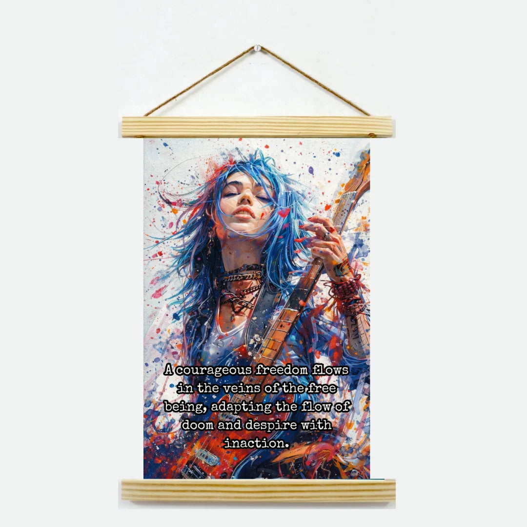 Being & Beyond Poster | Material: Canvas with frame | Size (in inches): Width 12 Height 18 | Code: POS-005