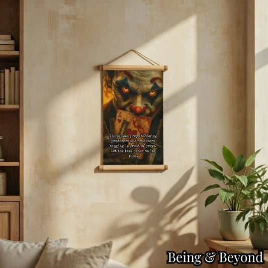 Being & Beyond Poster | Material: Canvas with frame | Size (in inches): Width 12 Height 18 | Code: POS-006