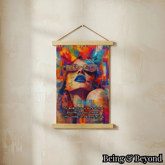 Being & Beyond Poster | Material: Canvas with frame | Size (in inches): Width 12 Height 18 | Code: POS-013