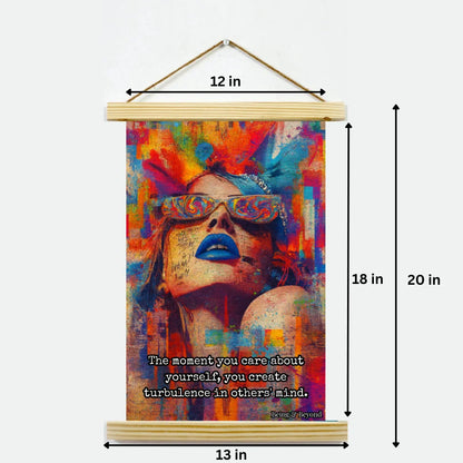 Being & Beyond Poster | Material: Canvas with frame | Size (in inches): Width 12 Height 18 | Code: POS-013
