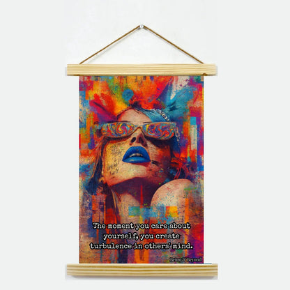 Being & Beyond Poster | Material: Canvas with frame | Size (in inches): Width 12 Height 18 | Code: POS-013