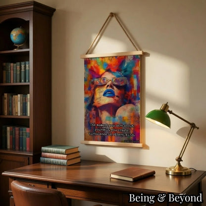 Being & Beyond Poster | Material: Canvas with frame | Size (in inches): Width 12 Height 18 | Code: POS-013