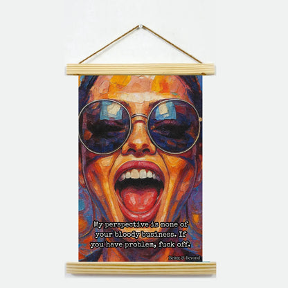 Being & Beyond Poster | Material: Canvas with frame | Size (in inches): Width 12 Height 18 | Code: POS-014