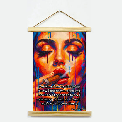 Being & Beyond Poster | Material: Canvas with frame | Size (in inches): Width 12 Height 18 | Code: POS-015
