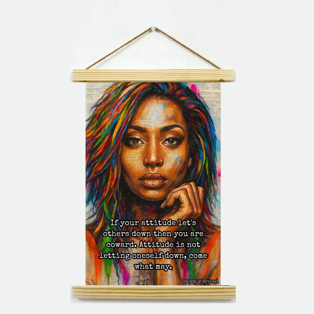Being & Beyond Poster | Material: Canvas with frame | Size (in inches): Width 12 Height 18 | Code: POS-016
