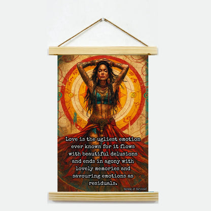 Being & Beyond Poster | Material: Canvas with frame | Size (in inches): Width 12 Height 18 | Code: POS-017