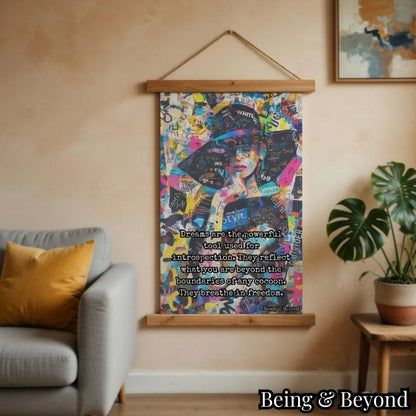 Being & Beyond Poster | Material: Canvas with frame | Size (in inches): Width 12 Height 18 | Code: POS-018