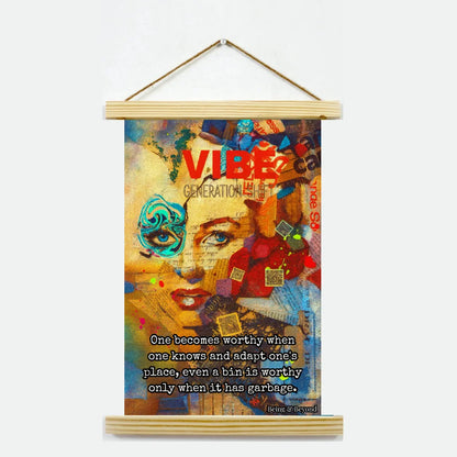 Being & Beyond Poster | Material: Canvas with frame | Size (in inches): Width 12 Height 18 | Code: POS-019