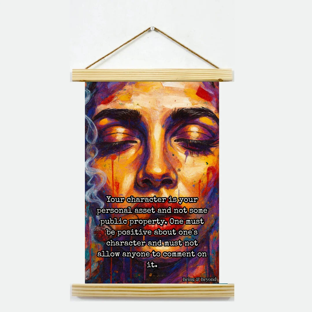 Being & Beyond Poster | Material: Canvas with frame | Size (in inches): Width 12 Height 18 | Code: POS-020