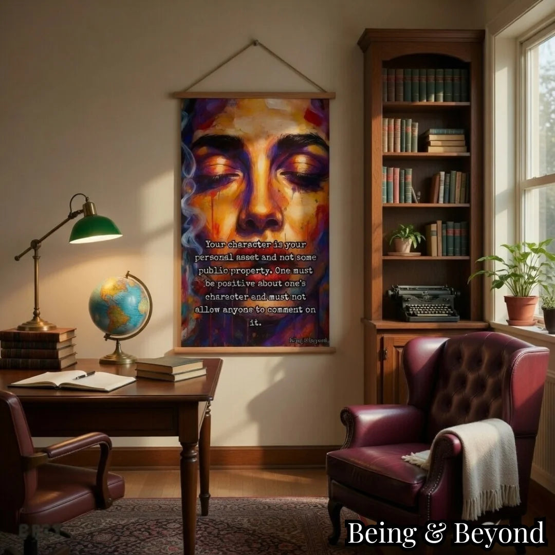 Being & Beyond Poster | Material: Canvas with frame | Size (in inches): Width 12 Height 18 | Code: POS-020