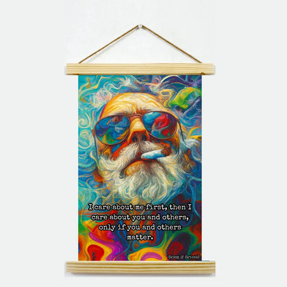 Being & Beyond Poster | Material: Canvas with frame | Size (in inches): Width 12 Height 18 | Code: POS-027