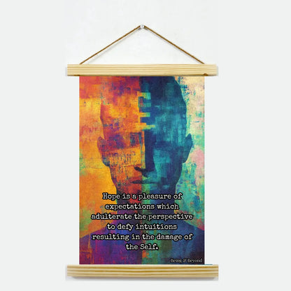 Being & Beyond Poster | Material: Canvas with frame | Size (in inches): Width 12 Height 18 | Code: POS-028