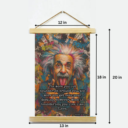 Being & Beyond Poster | Material: Canvas with frame | Size (in inches): Width 12 Height 18 | Code: POS-029