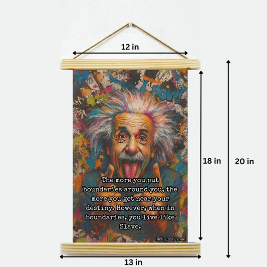 Being & Beyond Poster | Material: Canvas with frame | Size (in inches): Width 12 Height 18 | Code: POS-029