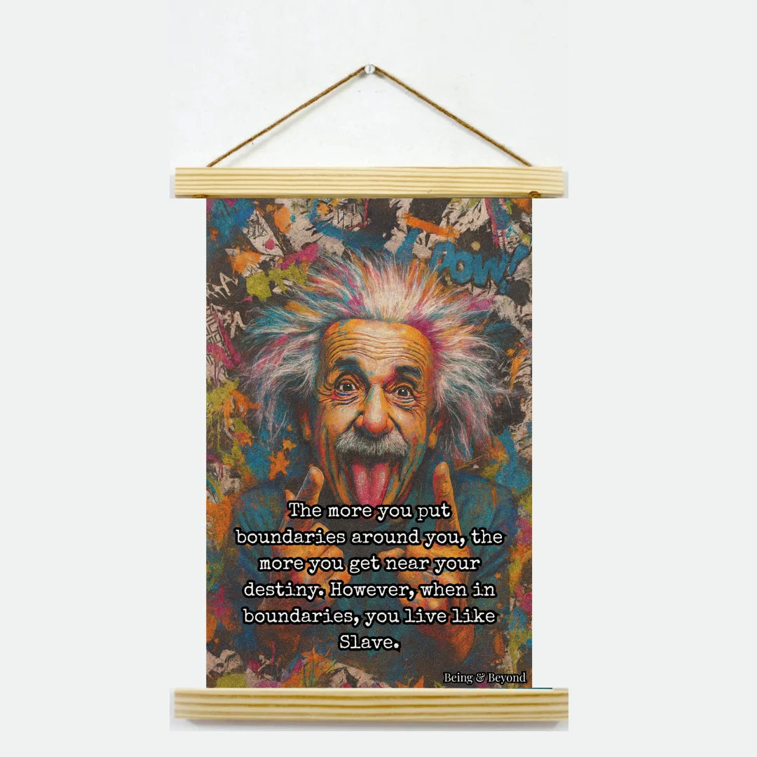 Being & Beyond Poster | Material: Canvas with frame | Size (in inches): Width 12 Height 18 | Code: POS-029