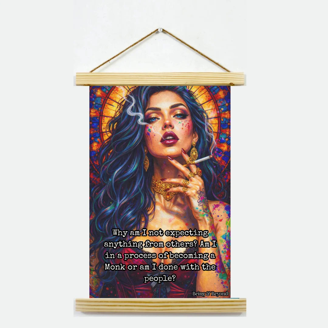 Being & Beyond Poster | Material: Canvas with frame | Size (in inches): Width 12 Height 18 | Code: POS-030