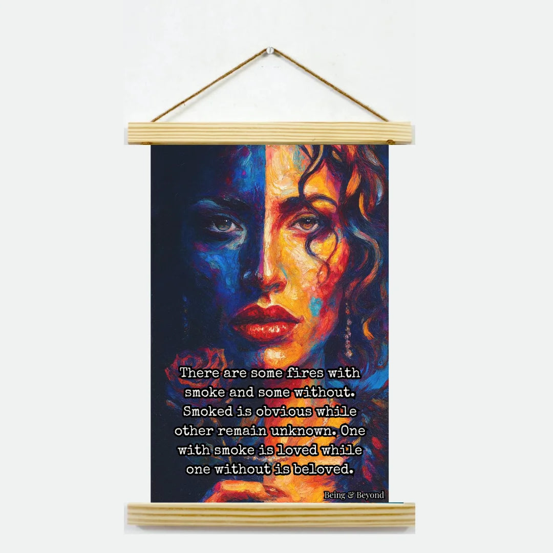 Being & Beyond Poster | Material: Canvas with frame | Size (in inches): Width 12 Height 18 | Code: POS-032