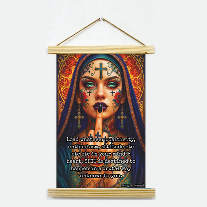 Being & Beyond Poster | Material: Canvas with frame | Size (in inches): Width 12 Height 18 | Code: POS-033