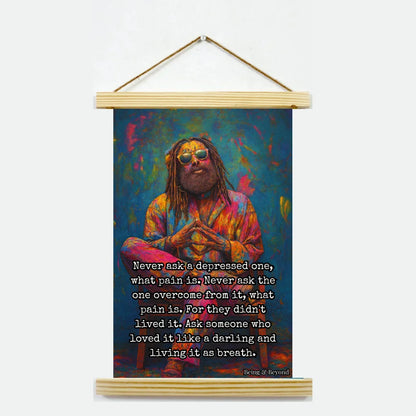 Being & Beyond Poster | Material: Canvas with frame | Size (in inches): Width 12 Height 18 | Code: POS-037