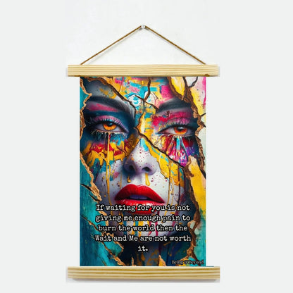 Being & Beyond Poster | Material: Canvas with frame | Size (in inches): Width 12 Height 18 | Code: POS-038