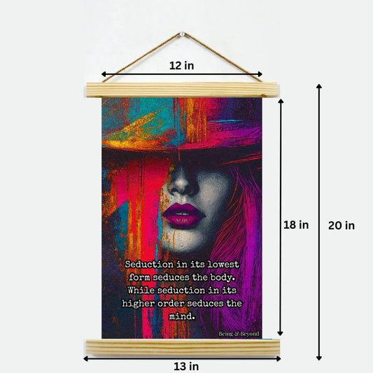 Being & Beyond Poster | Material: Canvas with frame | Size (in inches): Width 12 Height 18 | Code: POS-039