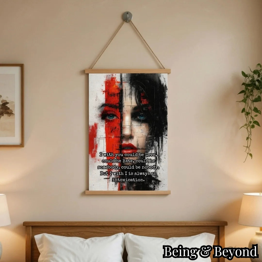 Being & Beyond Poster | Material: Canvas with frame | Size (in inches): Width 12 Height 18 | Code: POS-003