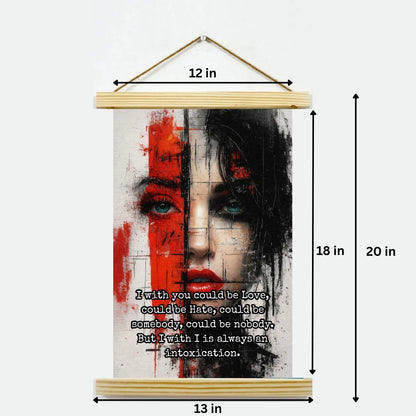 Being & Beyond Poster | Material: Canvas with frame | Size (in inches): Width 12 Height 18 | Code: POS-003