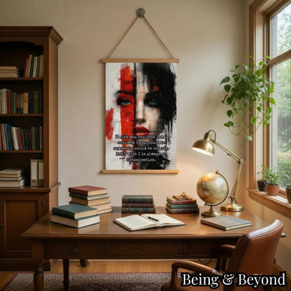 Being & Beyond Poster | Material: Canvas with frame | Size (in inches): Width 12 Height 18 | Code: POS-003