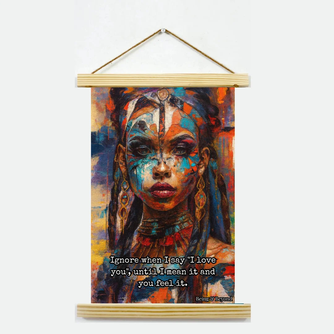 Being & Beyond Poster | Material: Canvas with frame | Size (in inches): Width 12 Height 18 | Code: POS-044