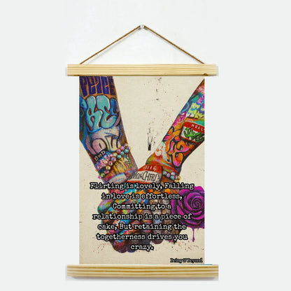 Being & Beyond Poster | Material: Canvas with frame | Size (in inches): Width 12 Height 18 | Code: POS-045
