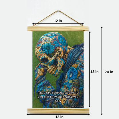 Being & Beyond Poster | Material: Canvas with frame | Size (in inches): Width 12 Height 18 | Code: POS-048