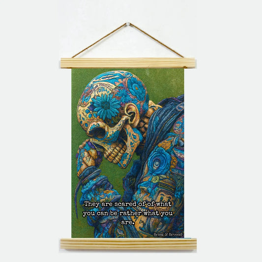 Being & Beyond Poster | Material: Canvas with frame | Size (in inches): Width 12 Height 18 | Code: POS-048
