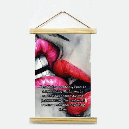 Being & Beyond Poster | Material: Canvas with frame | Size (in inches): Width 12 Height 18 | Code: POS-051