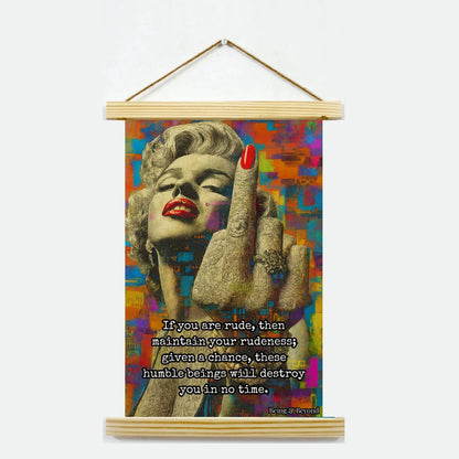Being & Beyond Poster | Material: Canvas with frame | Size (in inches): Width 12 Height 18 | Code: POS-052