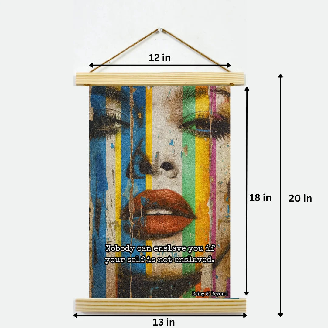 Being & Beyond Poster | Material: Canvas with frame | Size (in inches): Width 12 Height 18 | Code: POS-007