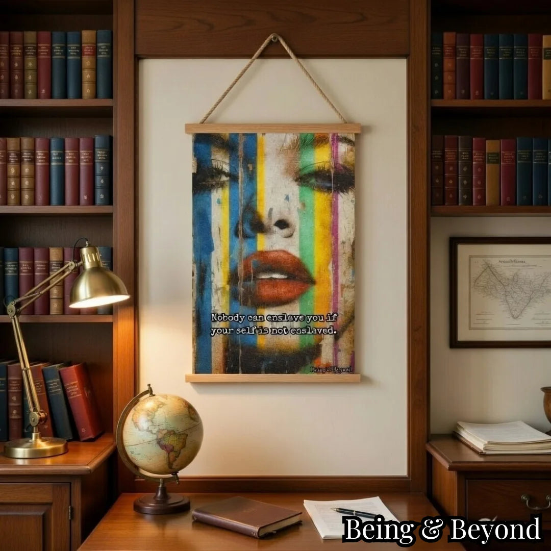 Being & Beyond Poster | Material: Canvas with frame | Size (in inches): Width 12 Height 18 | Code: POS-007