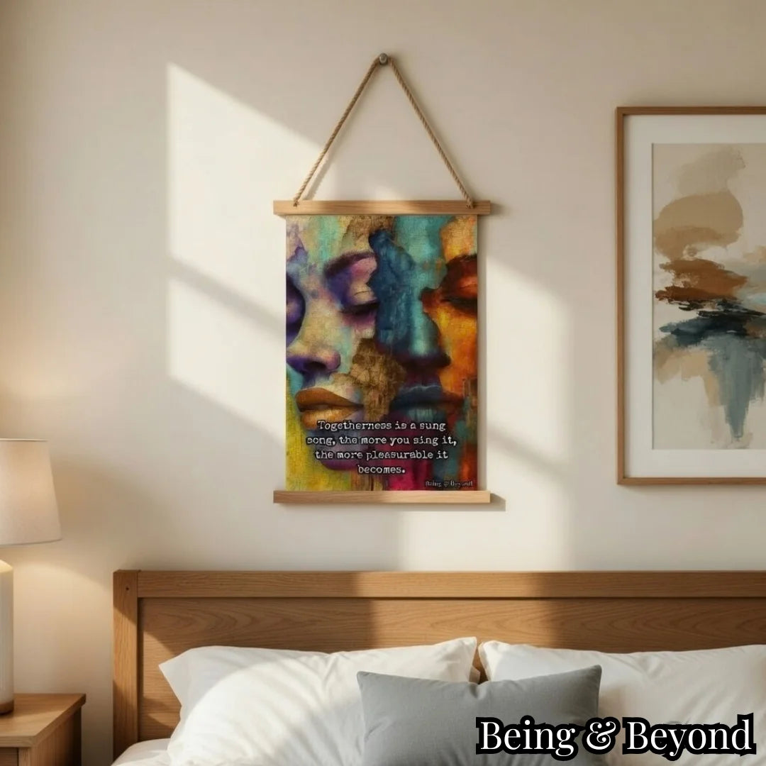 Being & Beyond Poster | Material: Canvas with frame | Size (in inches): Width 12 Height 18 | Code: POS-008