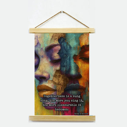Being & Beyond Poster | Material: Canvas with frame | Size (in inches): Width 12 Height 18 | Code: POS-008