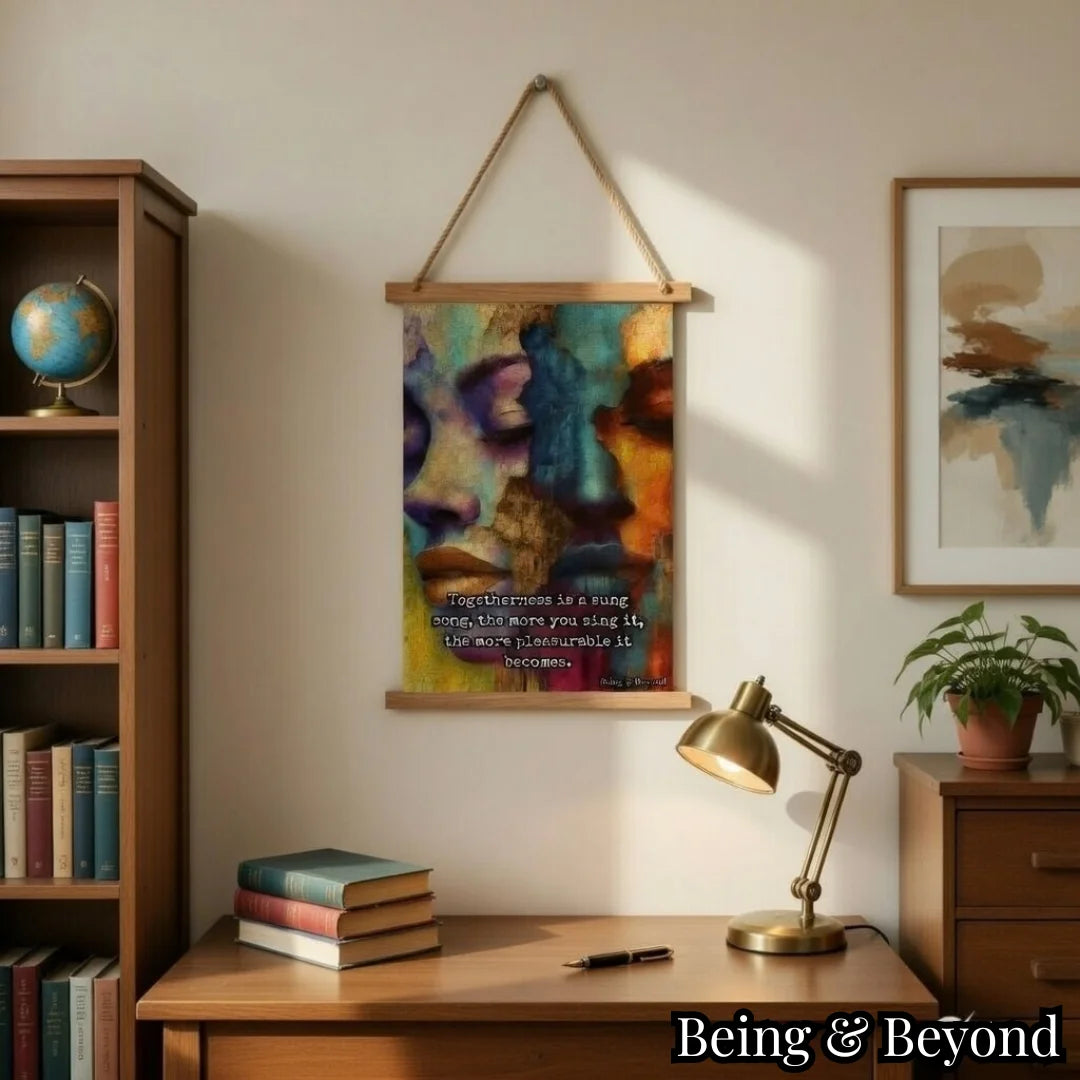 Being & Beyond Poster | Material: Canvas with frame | Size (in inches): Width 12 Height 18 | Code: POS-008