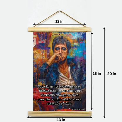 Being & Beyond Poster | Material: Canvas with frame | Size (in inches): Width 12 Height 18 | Code: POS-009