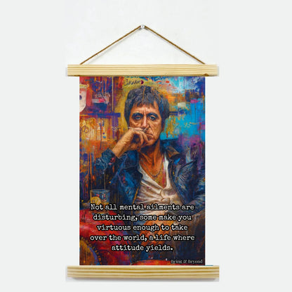 Being & Beyond Poster | Material: Canvas with frame | Size (in inches): Width 12 Height 18 | Code: POS-009