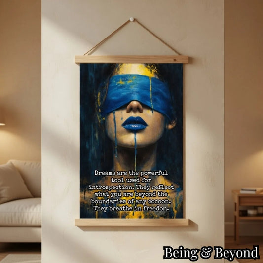 Being & Beyond Poster | Material: Canvas with frame | Size (in inches): Width 12 Height 18 | Code: POS-002