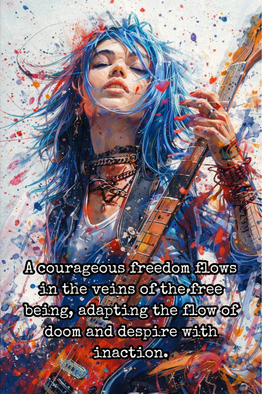 Being & Beyond Poster | Material: Canvas with frame | Size (in inches): Width 12 Height 18 | Code: POS-005