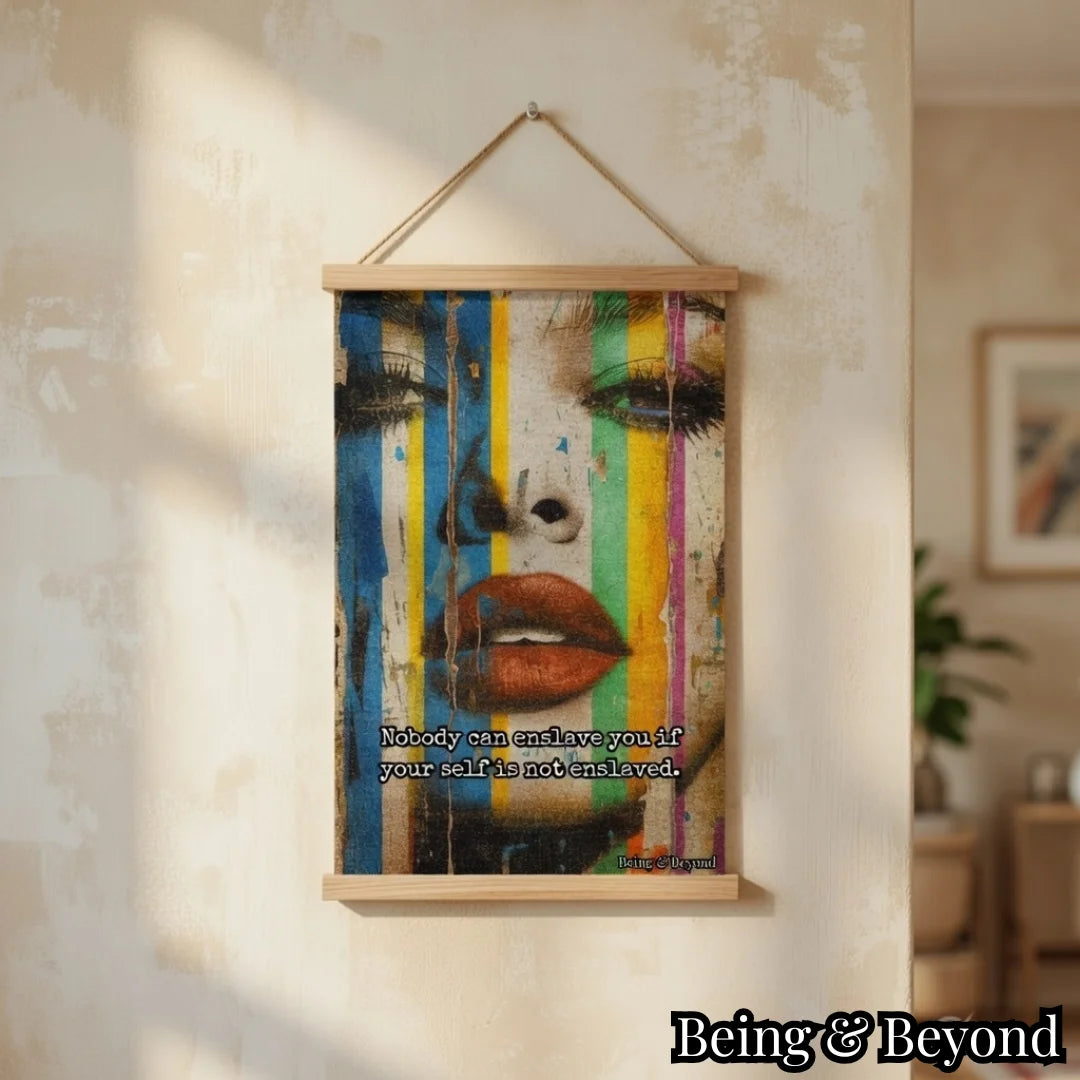 Being & Beyond Poster | Material: Canvas with frame | Size (in inches): Width 12 Height 18 | Code: POS-007