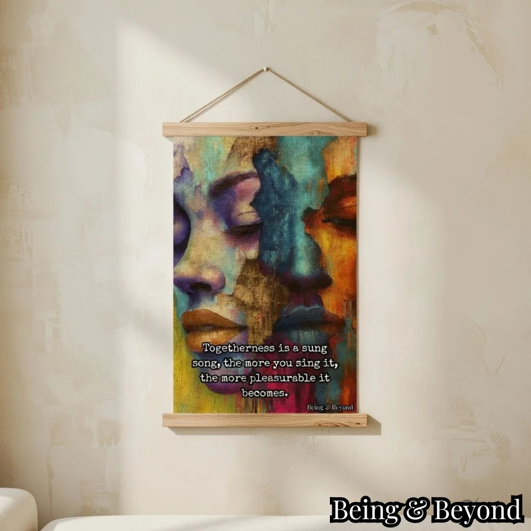 Being & Beyond Poster | Material: Canvas with frame | Size (in inches): Width 12 Height 18 | Code: POS-008